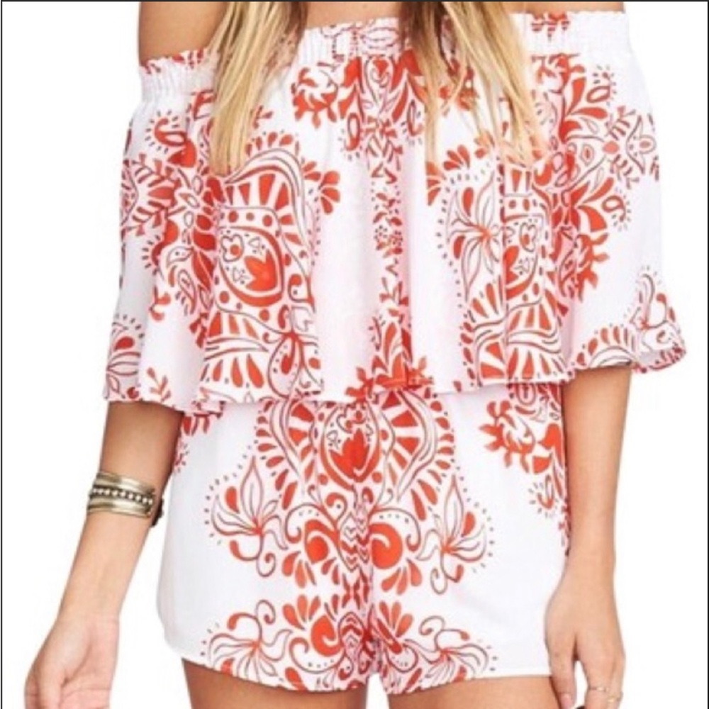 Show Me Your Mumu Rosarita Romper~Casa Love festival summer